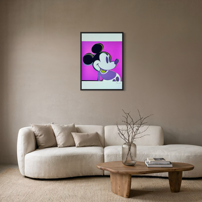 Andy Warhol – 'Mickey Mouse (Purple, Myths)' – Édition limitée et numérotée