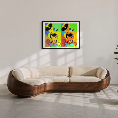 Andy Warhol Double Mickey Lithographie multicolore Arches 300gsm 42x59 cm