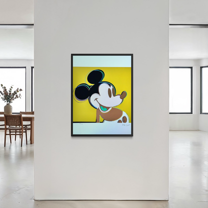 Andy Warhol Mickey Mouse (Jaune) Lithographie Arches 300 g/m² 42 x 59 cm