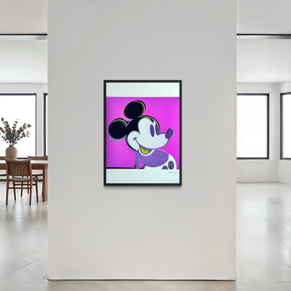 Andy Warhol – 'Mickey Mouse (Purple, Myths)' – Édition limitée et numérotée