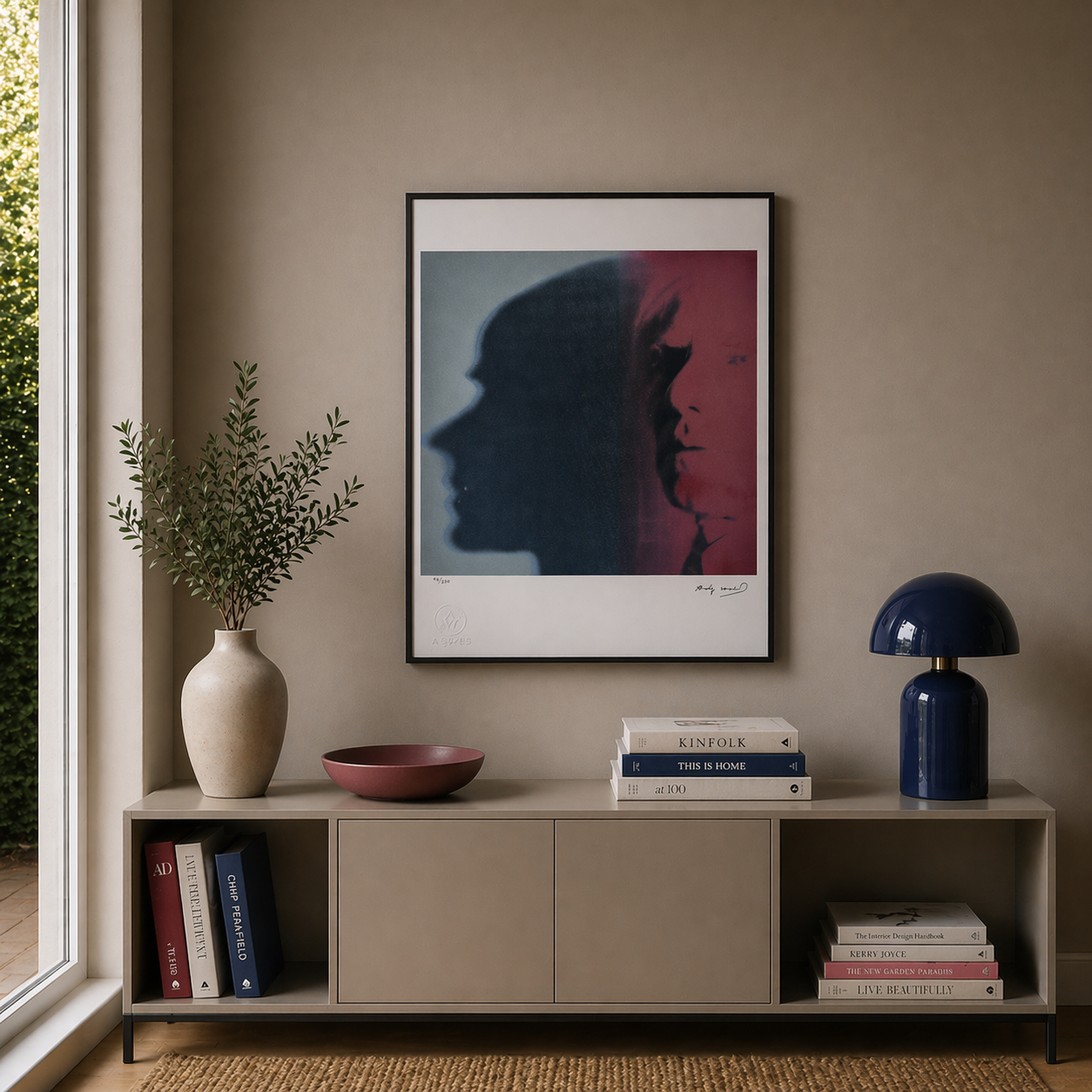 Andy Warhol L'Ombre Lithographie Arches 300gsm 42x59 cm