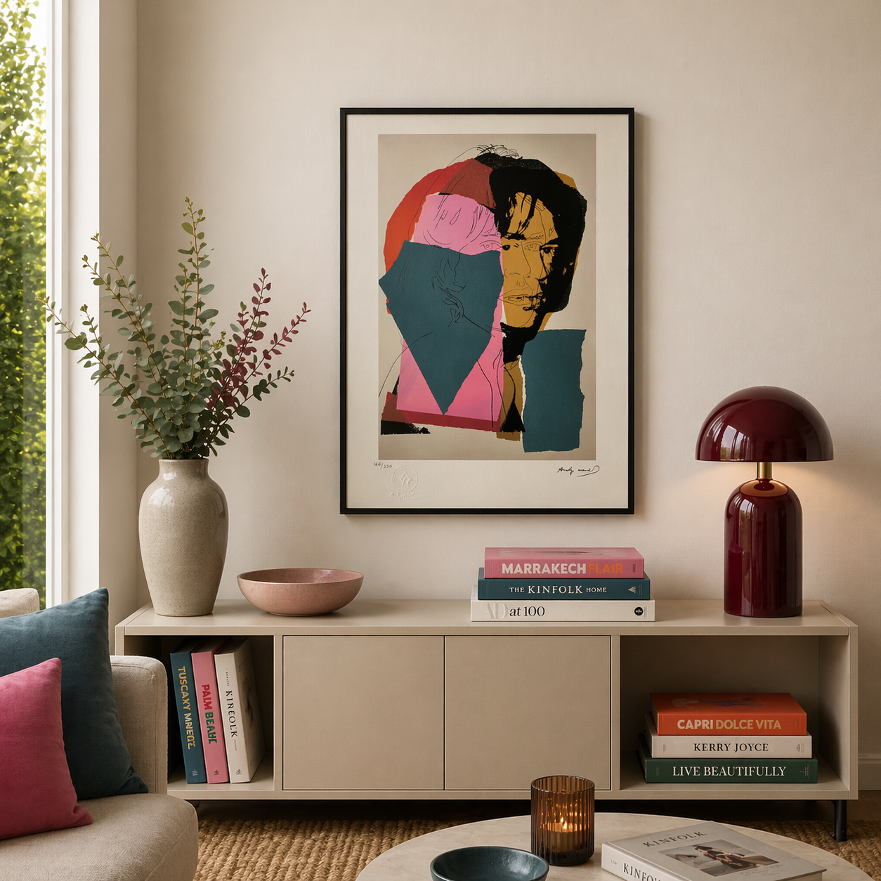 Andy Warhol Mick Jagger (FS II.139, 1975) Lithographie Arches 300 g/m² 42x59 cm