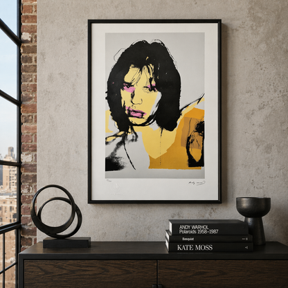 Andy Warhol Mick Jagger (FS II.141, 1975) Lithographie Arches 300 g/m² 42x59 cm