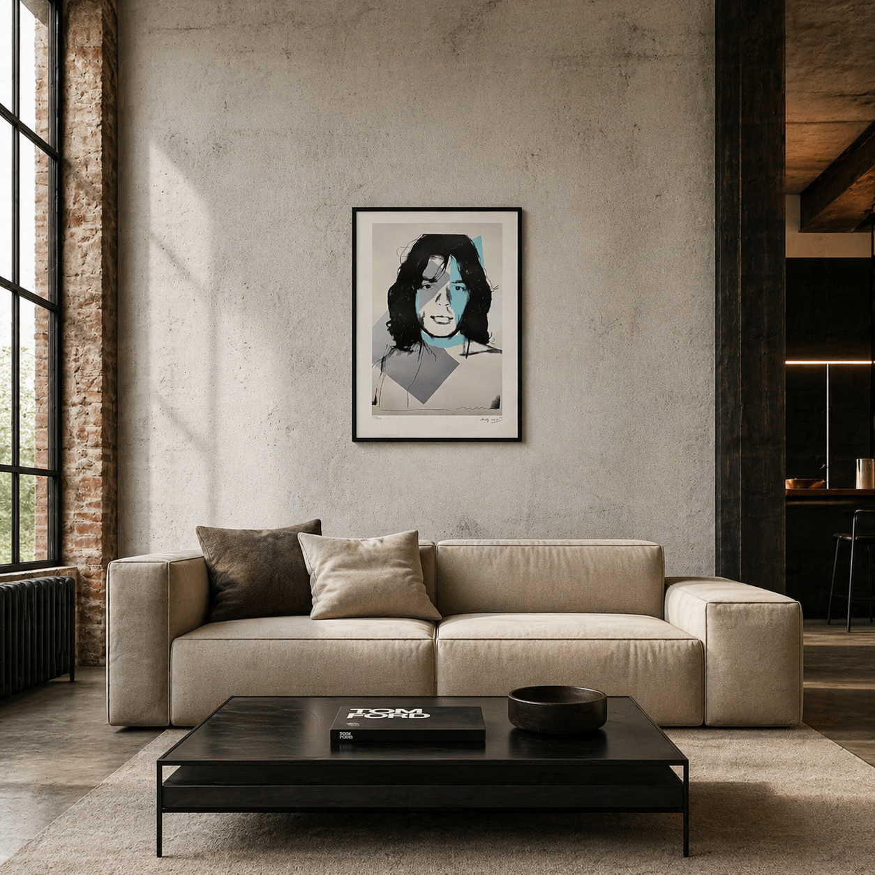 Andy Warhol Mick Jagger (FS II.138, 1975) Lithographie Arches 300 g/m² 42x59 cm