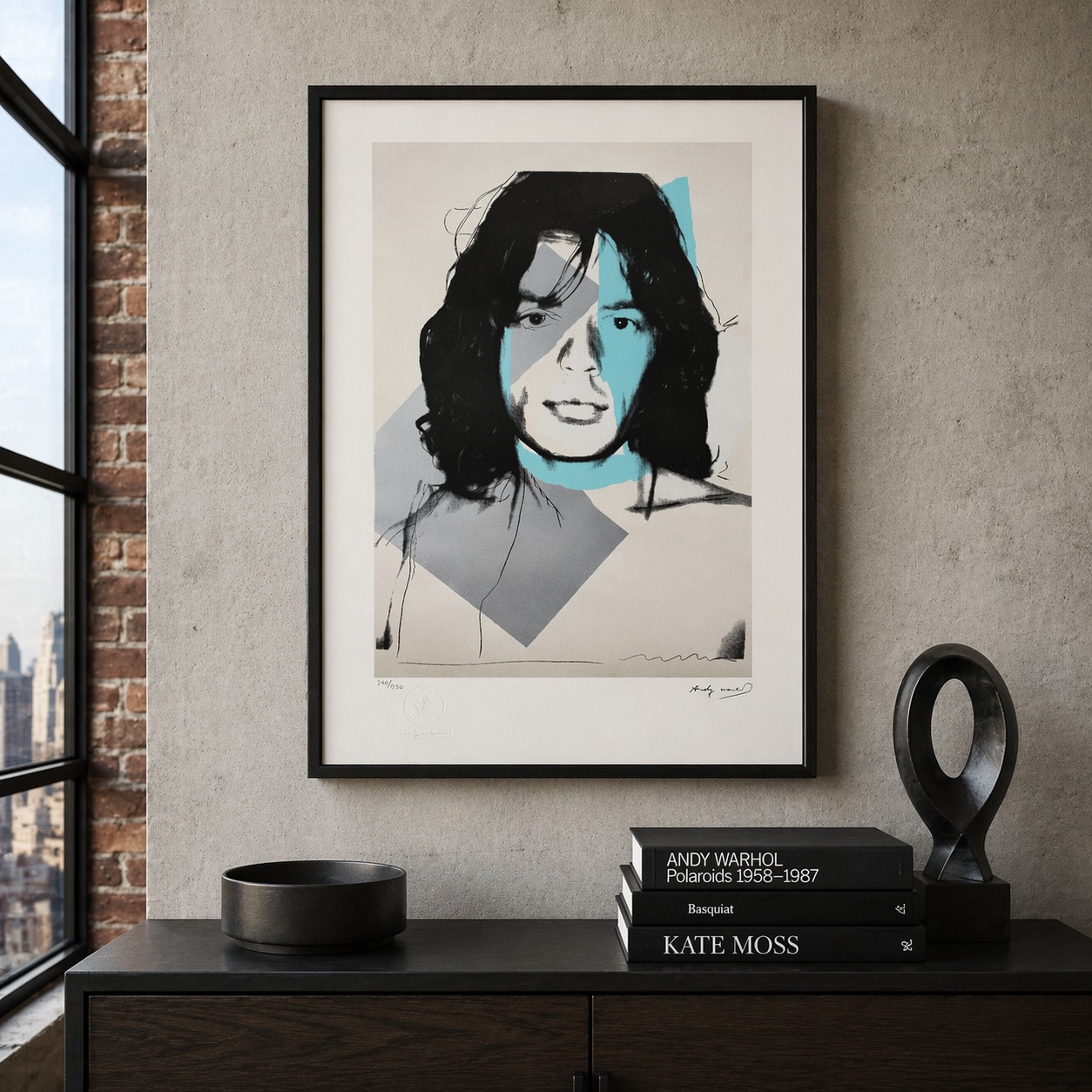 Andy Warhol Mick Jagger (FS II.138, 1975) Lithographie Arches 300 g/m² 42x59 cm