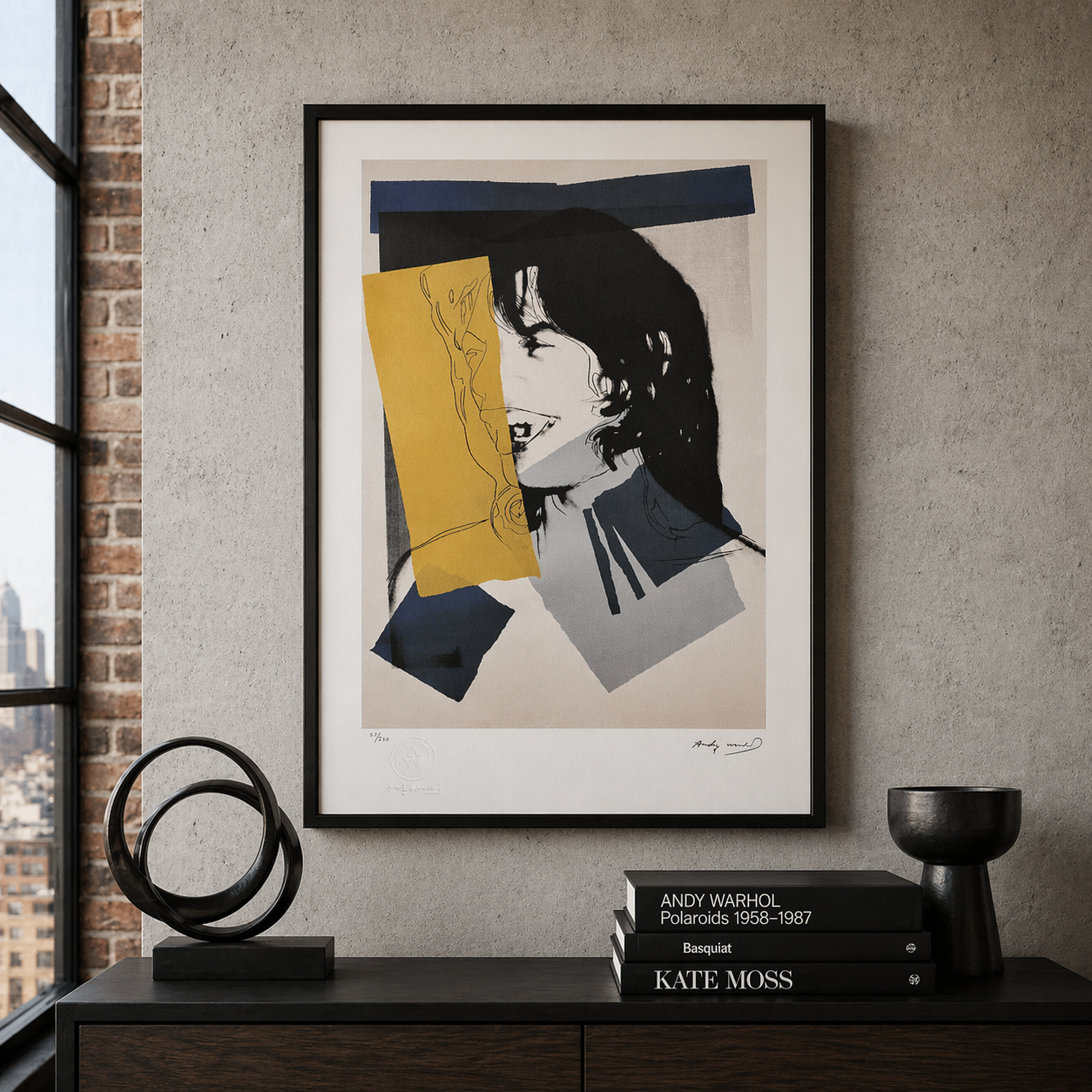 Andy Warhol Mick Jagger (FS II.142, 1975) Lithographie Arches 300 g/m² 42x59 cm