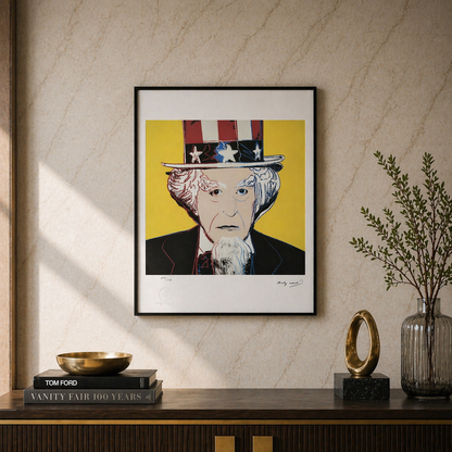 Andy Warhol Oncle Sam Lithographie Arches 300gsm 42x59 cm