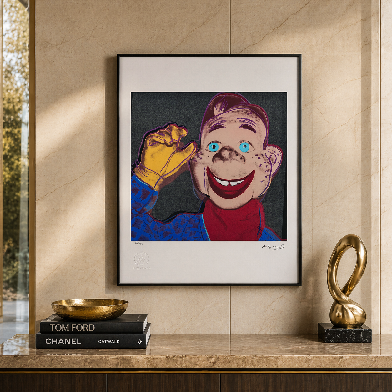 Andy Warhol Howdy Doody Lithographie Arches 300 g/m² 42 x 59 cm