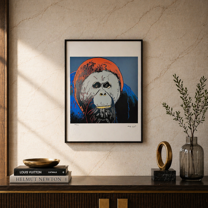 Andy Warhol Orang-outan (Animaux) Lithographie Arches 300gsm 42x59 cm