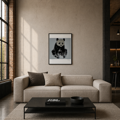 Andy Warhol Panda (Animaux) Lithographie Arches 300gsm 42x59 cm