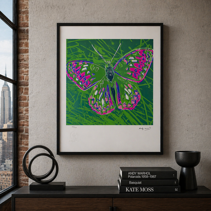 Andy Warhol Papillon (Animaux) Lithographie Arches 300gsm 42x59 cm