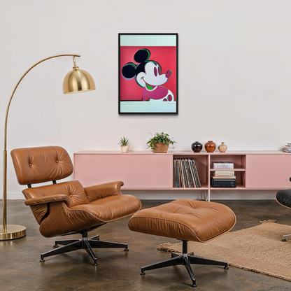 Andy Warhol Mickey Mouse (Rouge) Lithographie Arches 300 g/m² 42 x 59 cm