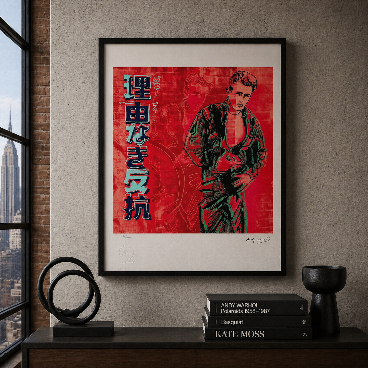 Andy Warhol James Dean Lithographie Arches 300gsm 42x59 cm