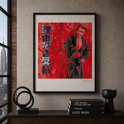 Andy Warhol James Dean Lithographie Arches 300gsm 42x59 cm