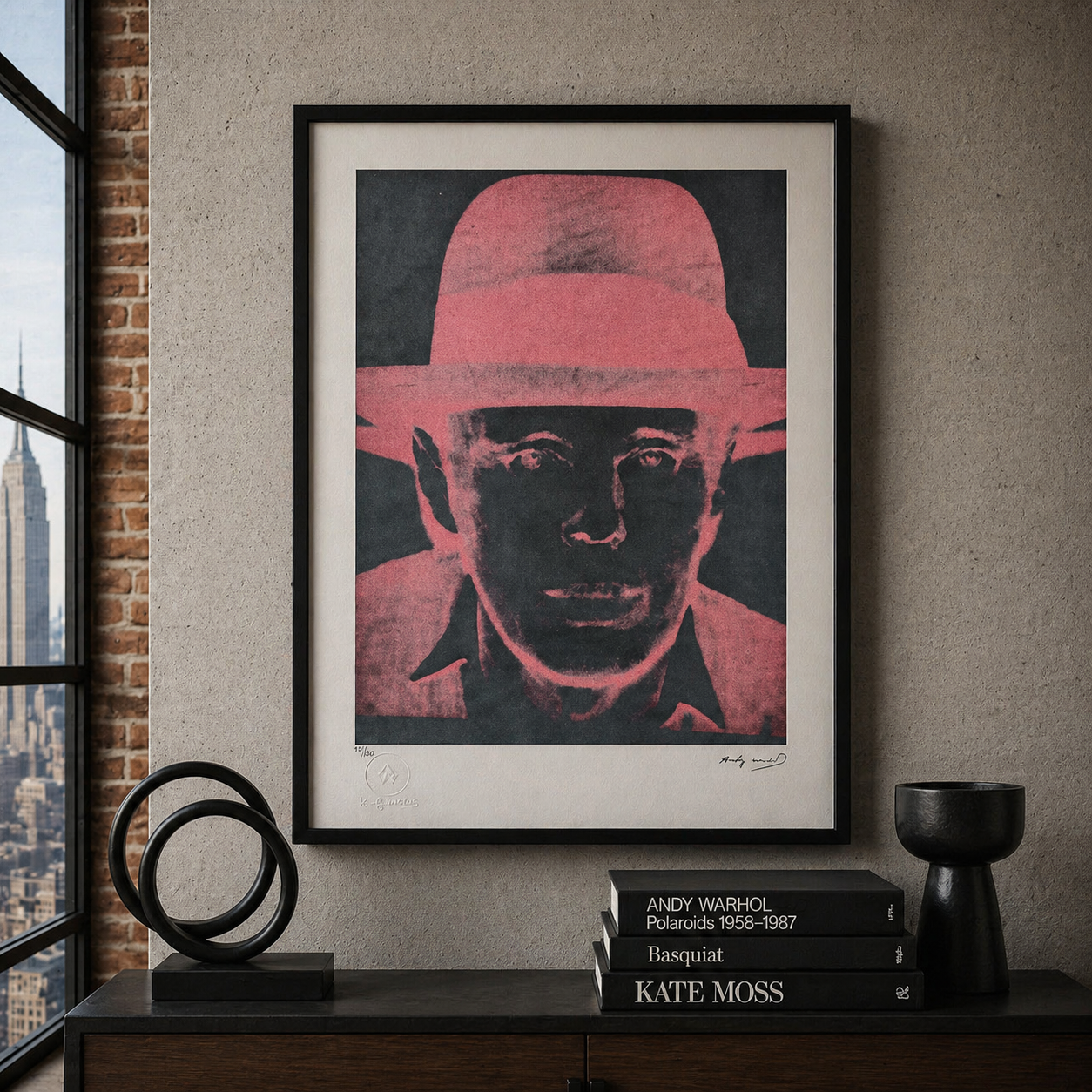 Andy Warhol Joseph Beuys Lithographie Arches 300gsm 42x59 cm