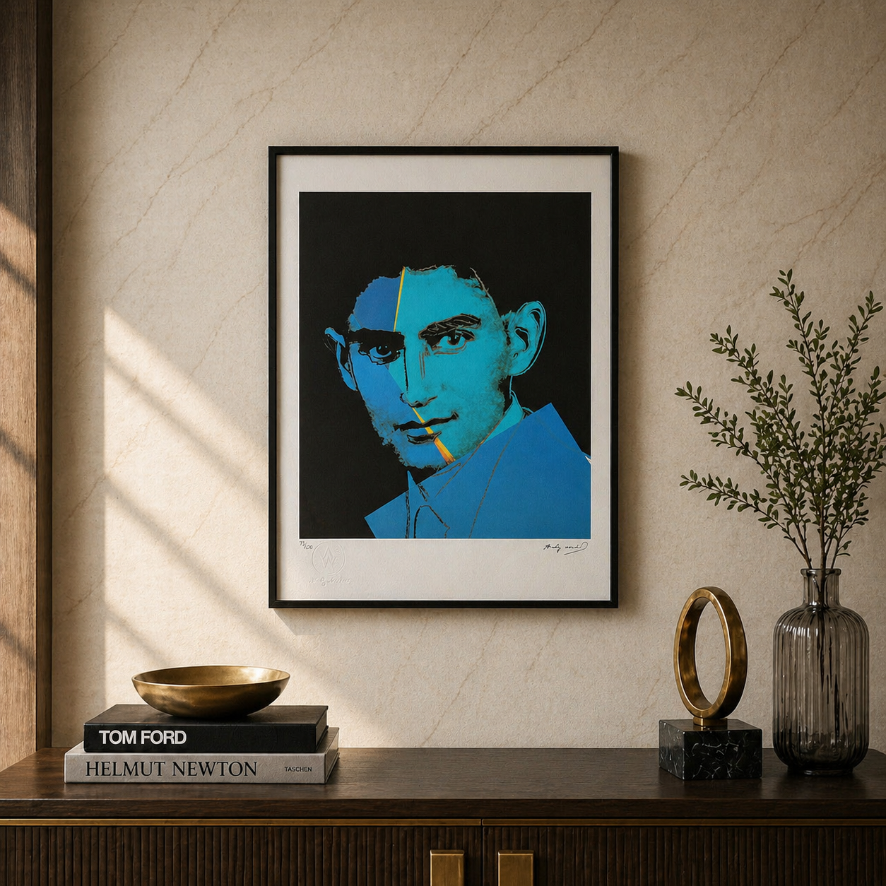 Andy Warhol Franz Kafka Lithographie Arches 300gsm 42x59 cm
