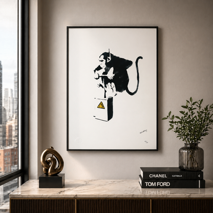 Banksy Détoner Lithographie Arches 300gsm 42x59 cm