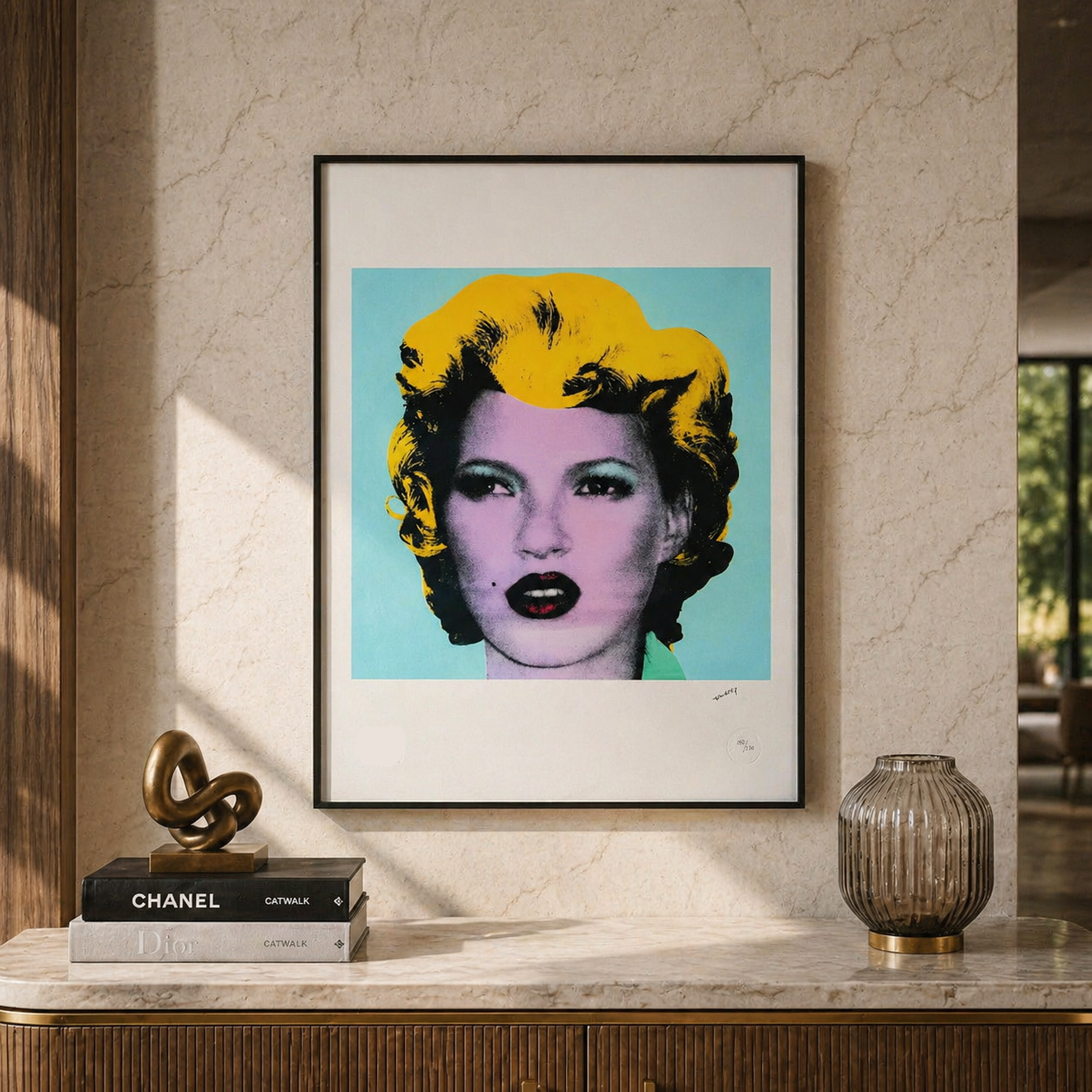 Banksy Kate Moss Lithographie Arches 300 g/m² 42 x 59 cm