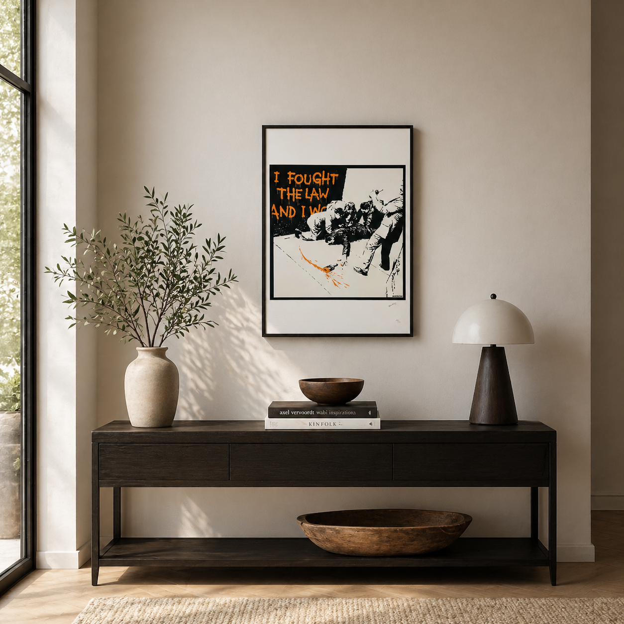 Banksy HMV Lithographie Arches 300gsm 42x59 cm