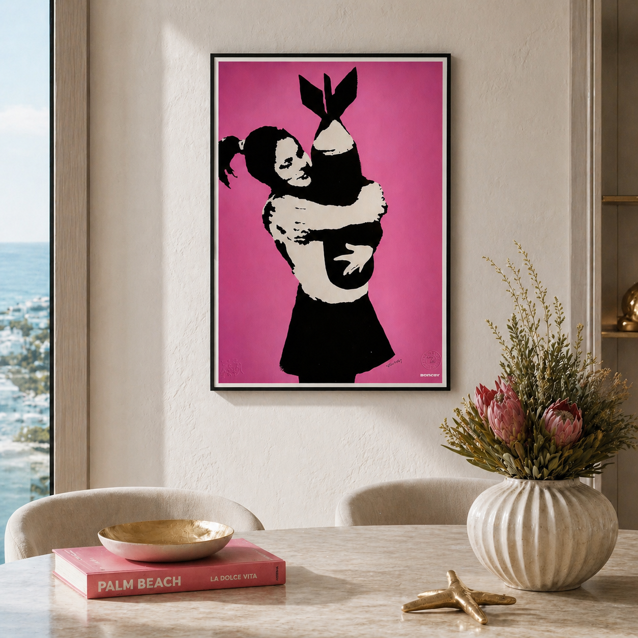 BANKSY Bomb Lover Lithographie Arches 300gsm 42x59 cm