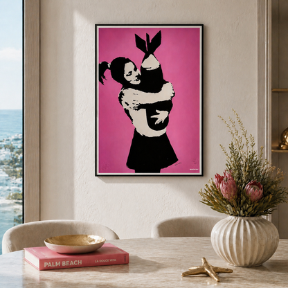 BANKSY Bomb Lover Lithographie Arches 300gsm 42x59 cm