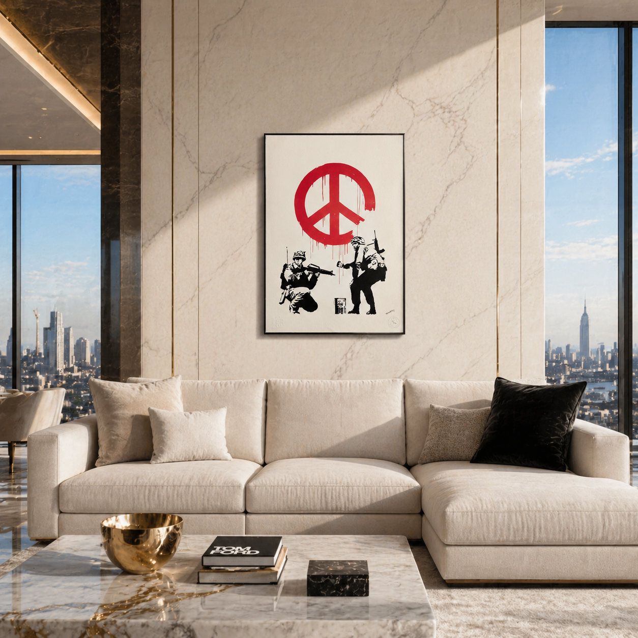Banksy CND Soldats Lithographie Arches 300gsm 42x59 cm