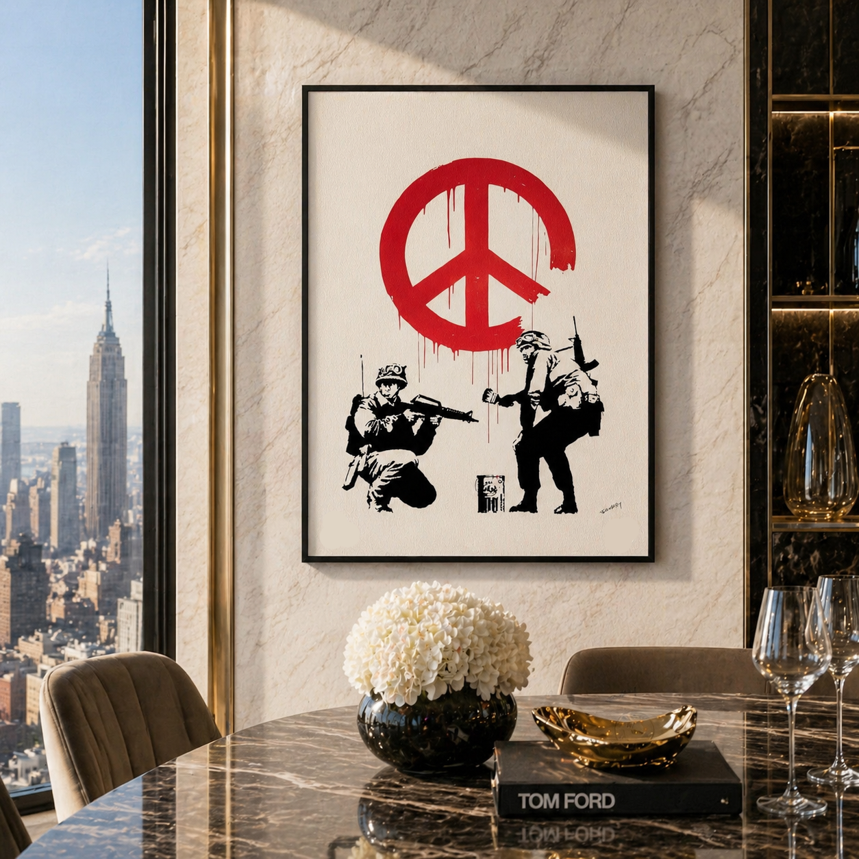 Banksy CND Soldats Lithographie Arches 300gsm 42x59 cm