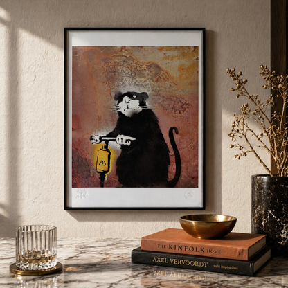 Banksy Roadwork Rat Lithographie Arches 300 g/m² 42 x 59 cm