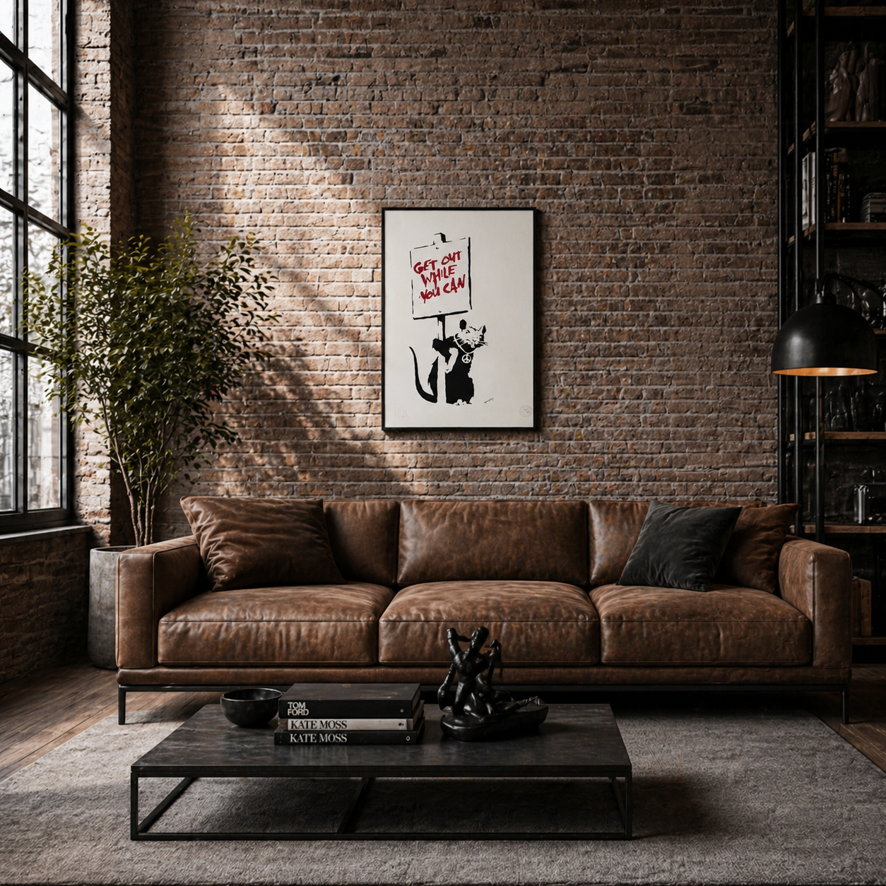 Banksy Sortez tant que vous le pouvez Lithographie Arches 300 g/m² 42 x 59 cm