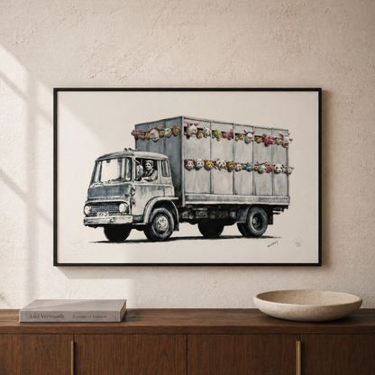 Banksy Les Sirènes des Agneaux Lithographie Arches 300gsm 42x59 cm