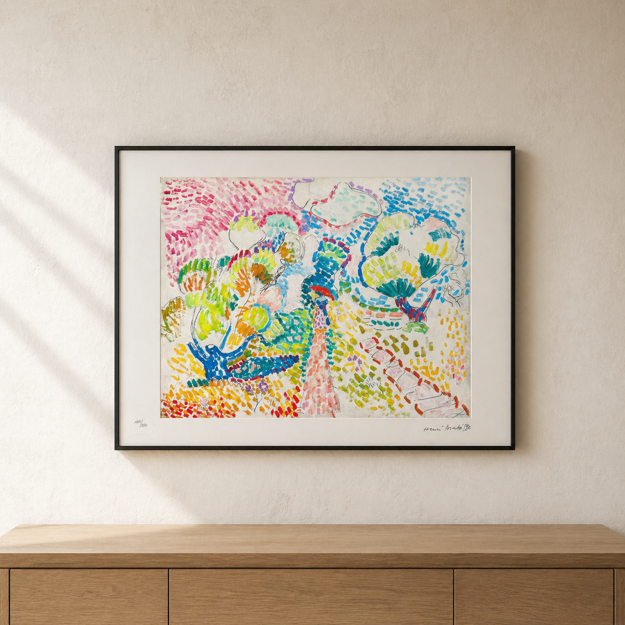 Henri Matisse Oliviers à Collioure Lithographie sur Arches 300gsm 42x59 cm