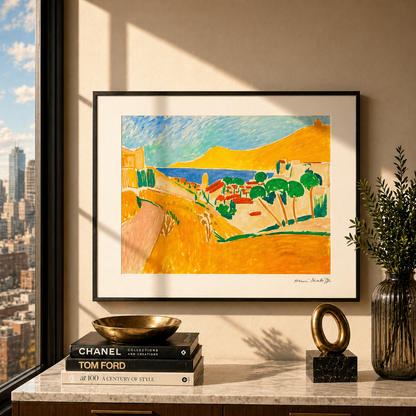 Henri Matisse Collioure en Août Lithographie sur Arches 300gsm 42x59 cm
