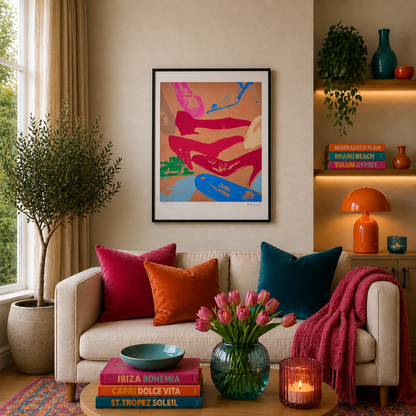 Andy Warhol Chaussure Lithographie Arches 300gsm 42x59 cm