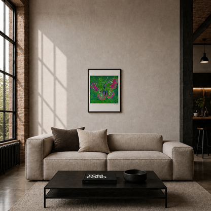 Andy Warhol Papillon (Animaux) Lithographie Arches 300gsm 42x59 cm