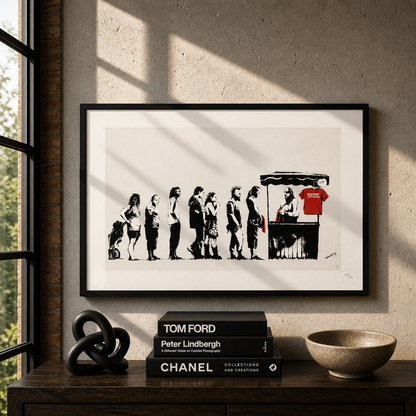 Banksy Festival Lithographie Arches 300gsm 42x59 cm