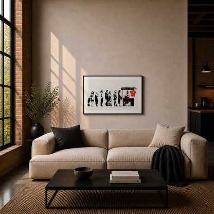 Banksy Festival Lithographie Arches 300gsm 42x59 cm