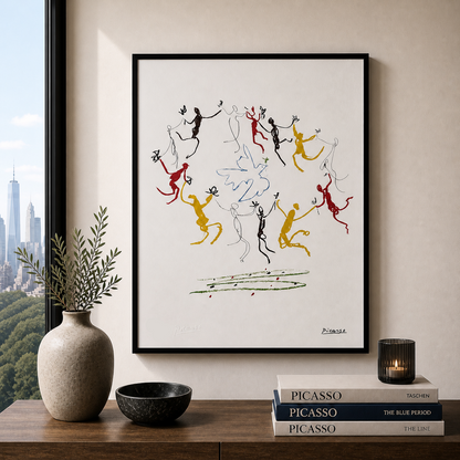 Pablo Picasso La Ronde de la Jeunesse Lithographie Arches 300gsm 42x59 cm