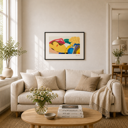 Tom Wesselmann Sunset Flower Nude Lithographie Arches 300 g/m² 42 x 59 cm