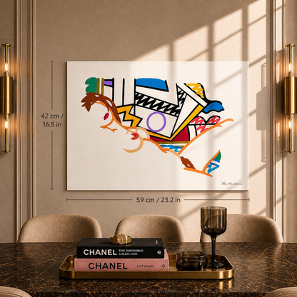 Tom Wesselmann Monica nue avec lithographie Lichtenstein Arches 300 g/m² 42 x 59 cm