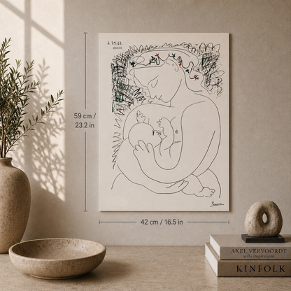 Pablo Picasso Grande Maternité 1963 Lithographie Arches 300gsm 42x59 cm