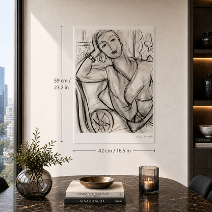 Henri Matisse Portrait de Hutchinson Lithographie sur Arches 300gsm 42x59 cm
