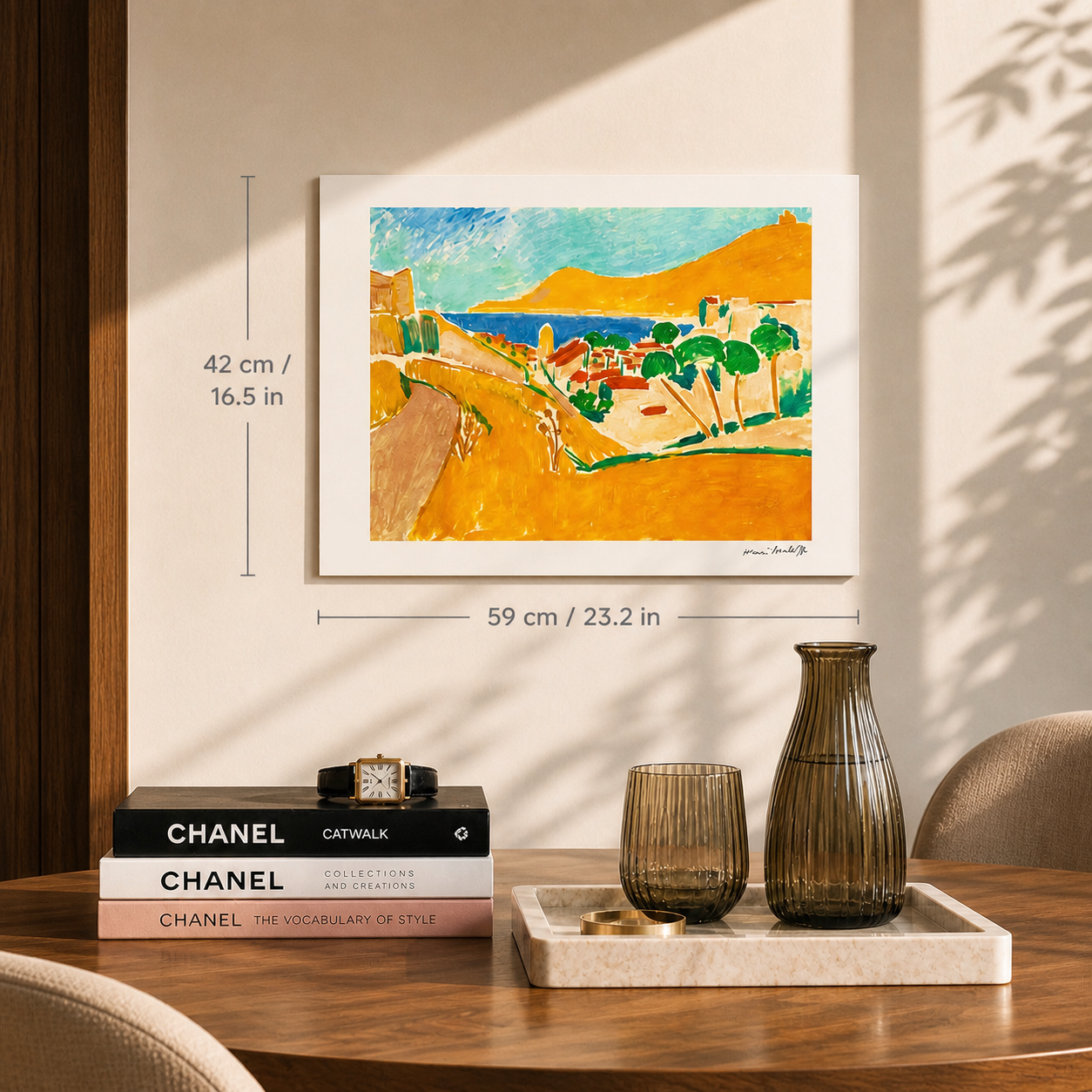 Henri Matisse Collioure en Août Lithographie sur Arches 300gsm 42x59 cm