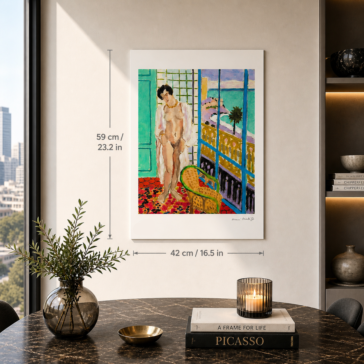 Henri Matisse Nu à la fenêtre Lithographie sur papier Arches 300gsm 42x59 cm