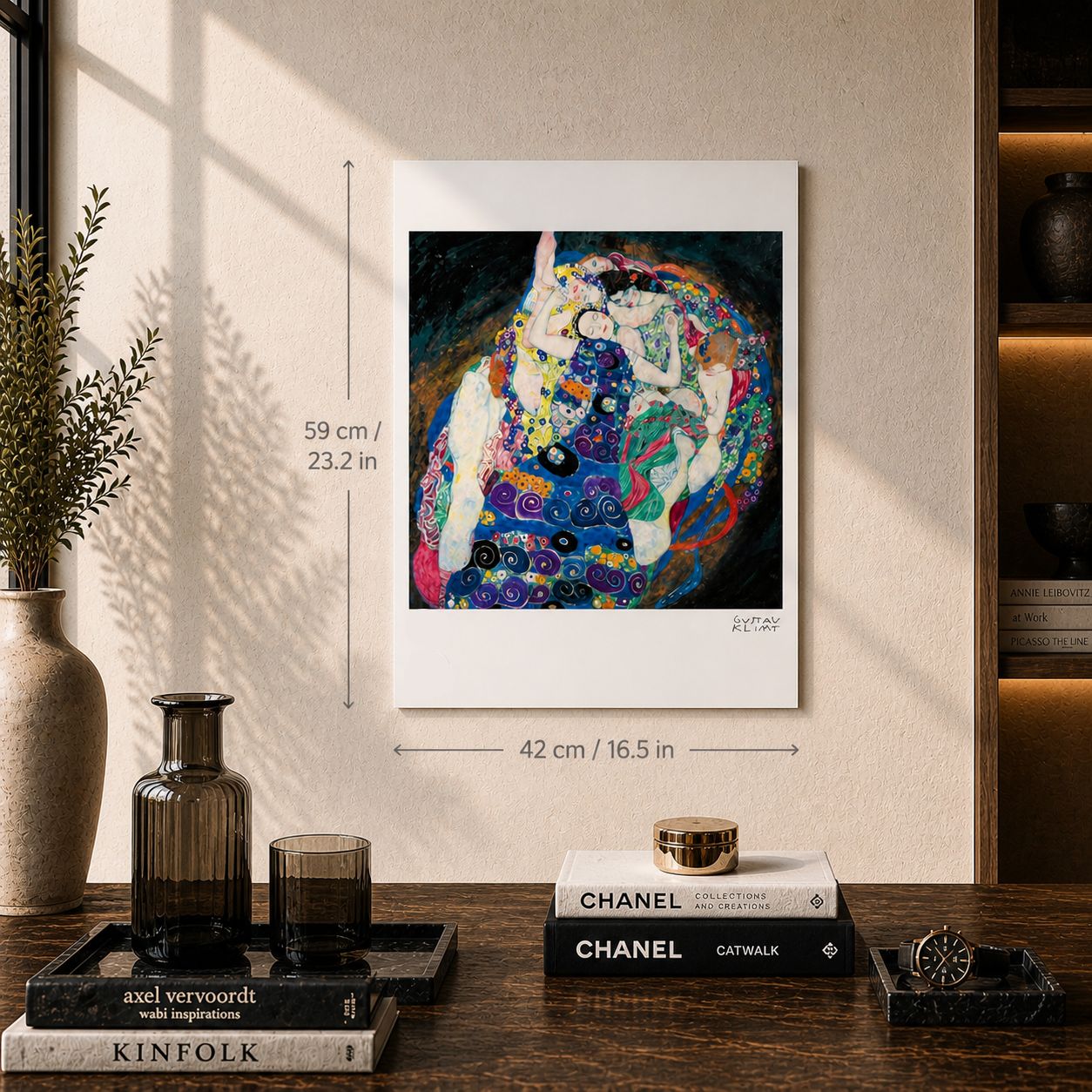 Gustav Klimt – 'La Jeune Vierge (Femmes couchées)' – Édition limitée et numérotée