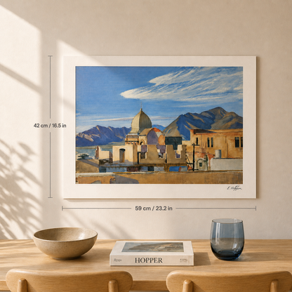 Edward Hopper Construction au Mexique Lithographie Arches 300gsm 42x59 cm