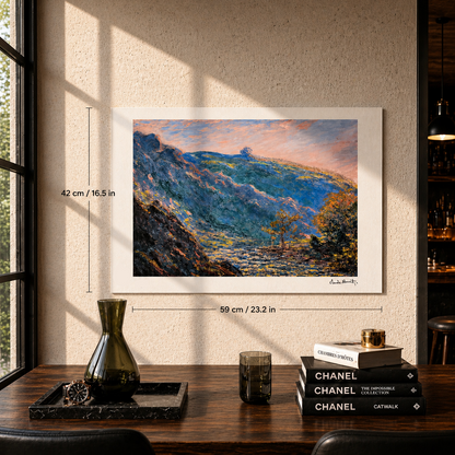 Claude Monet Soleil sur la Petite Creuse Lithographie Arches 300gsm 42x59 cm