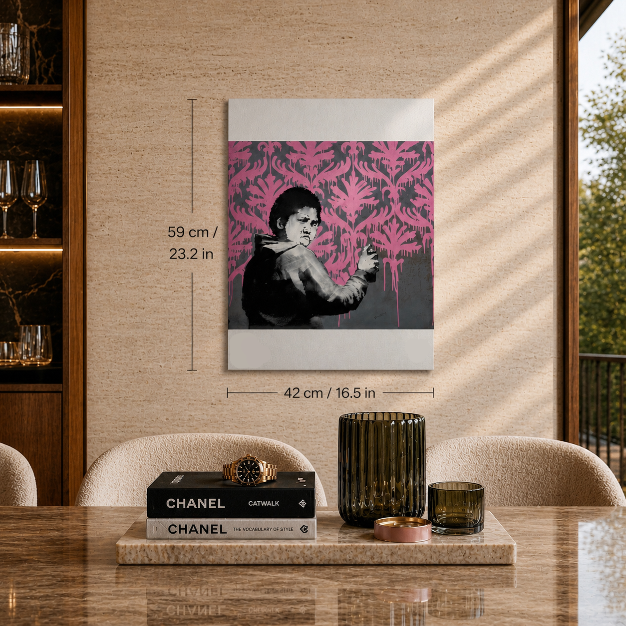 Banksy Go Flock Yourself Lithographie Arches 300 g/m² 42 x 59 cm