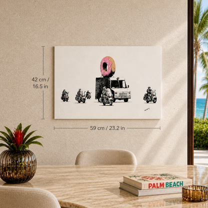 Banksy Fraise Lithographie Arches 300gsm 42x59 cm