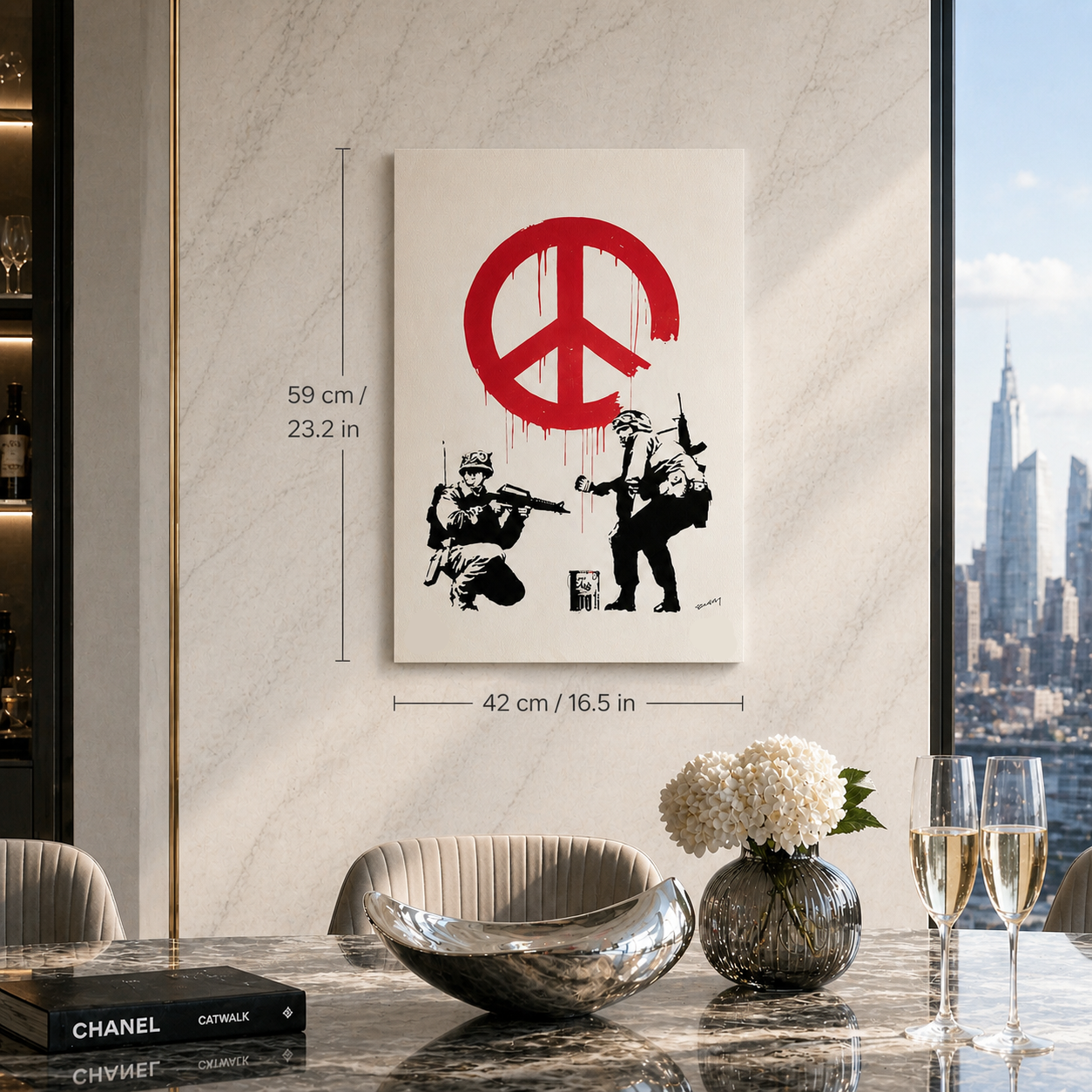 Banksy CND Soldats Lithographie Arches 300gsm 42x59 cm