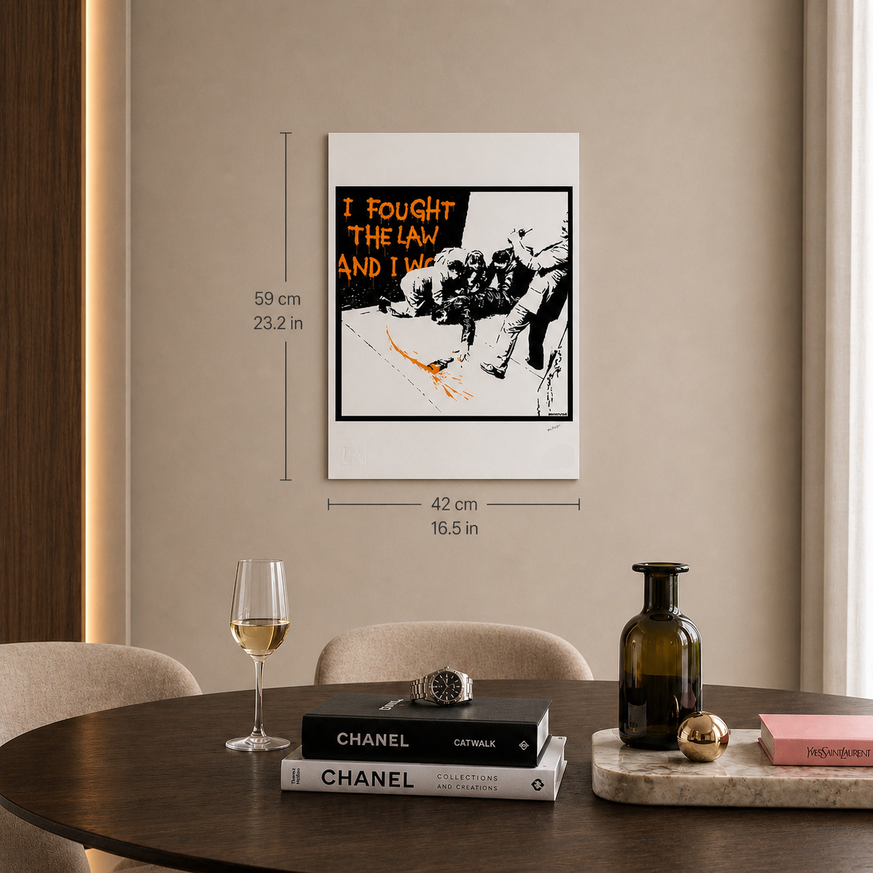 Banksy HMV Lithographie Arches 300gsm 42x59 cm